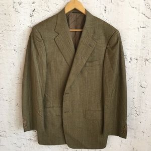 Canali Suits & Blazers - CANALI GREEN BROWN BLAZER 54 Canali Suits & Blazers - CANALI GREEN BROWN BLAZER 54